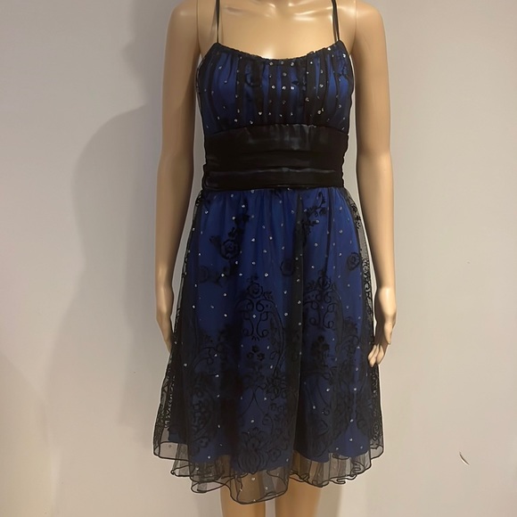 le chateau Dresses & Skirts - Lê château black and blue dress